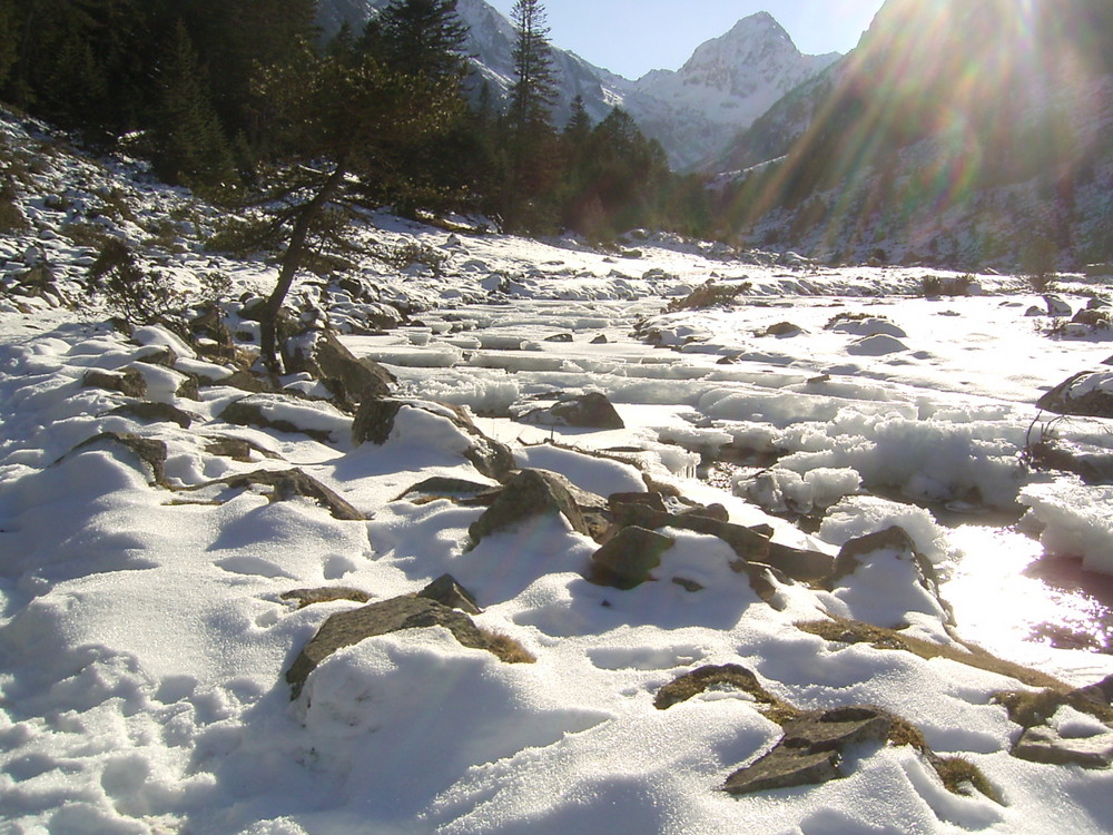 cauteret sous la neiges