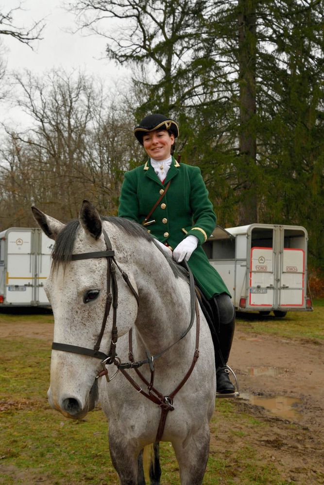 Cavalière Rallye L'Aumance 