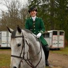 Cavalière Rallye L'Aumance 