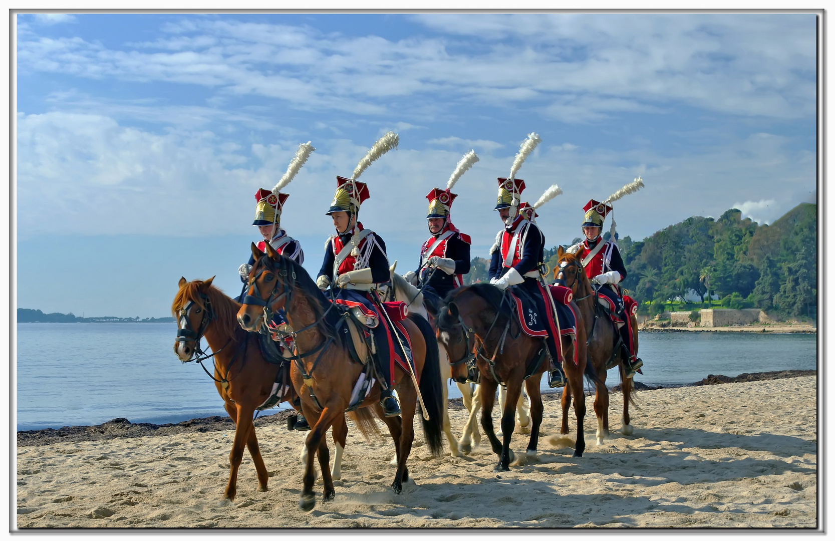 cavalieri del esercito di Napoleone...