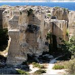 Cave di tufo a Favignana