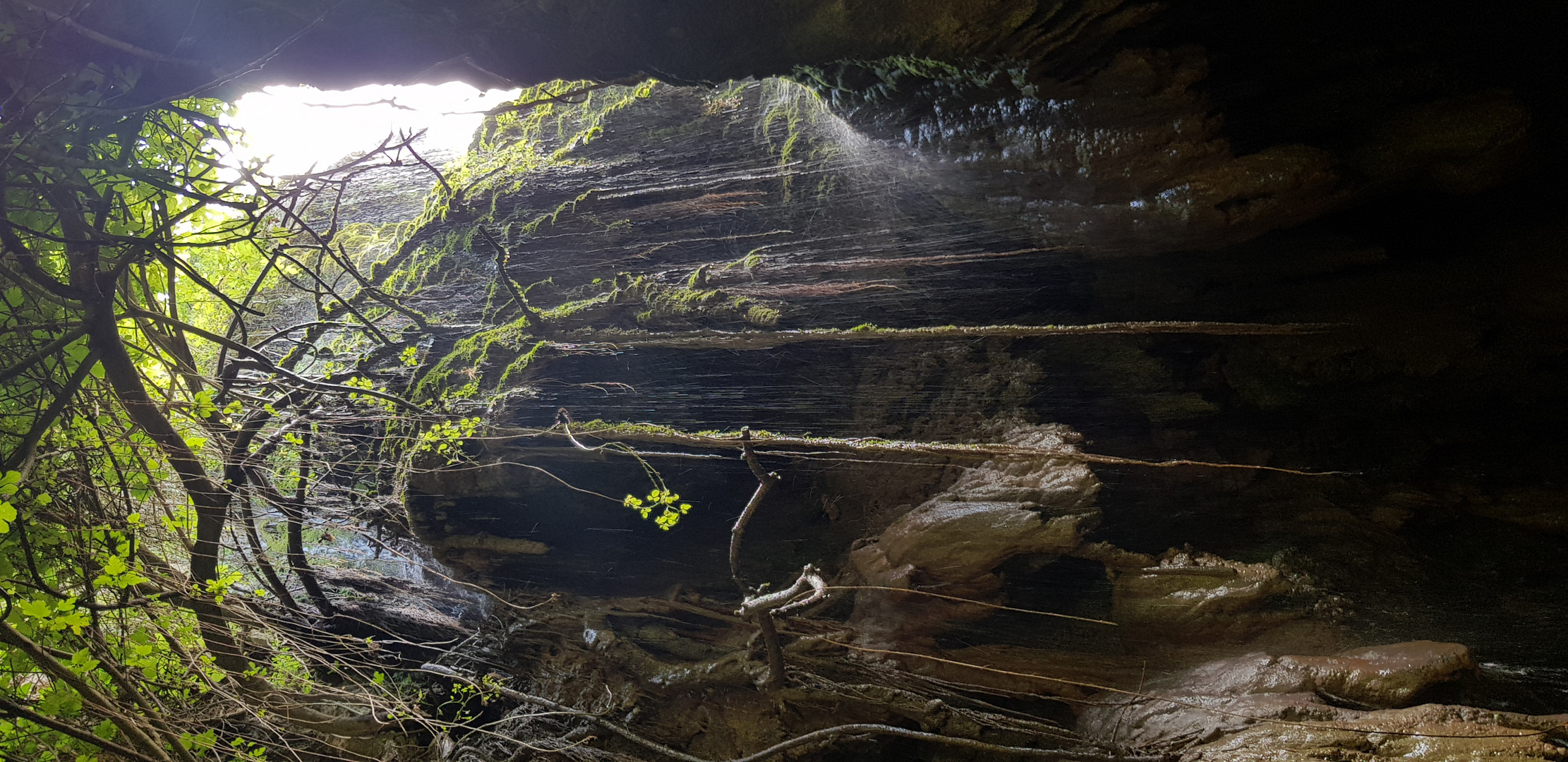 Cave waterfall