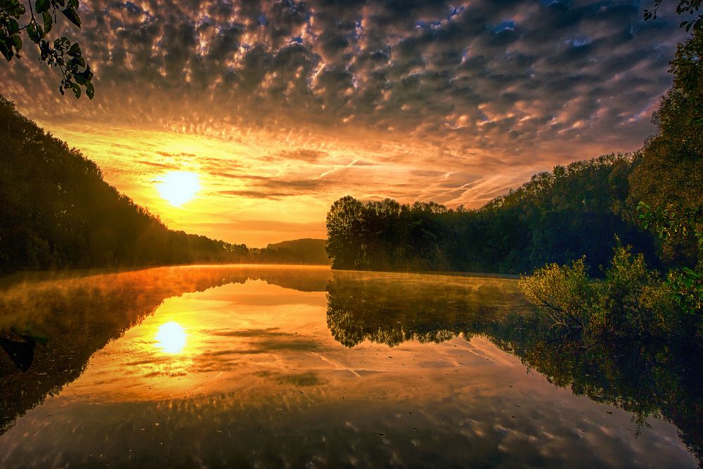 Früh morgens am See von Stefan Kierek