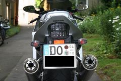 CBR 1100 XX Heck weiße Blinker 1