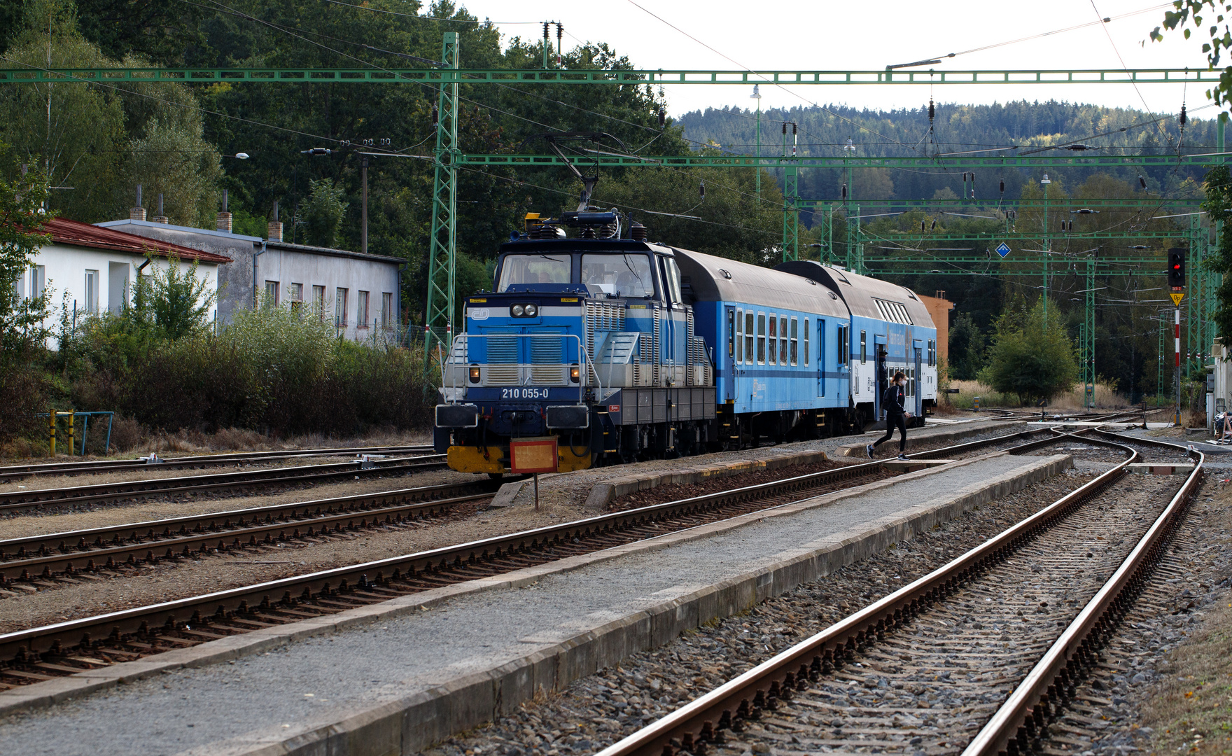 CD 210 055-0 von Rybník–Lipno nad Vltavou