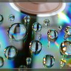 CD mit Wassertropfen