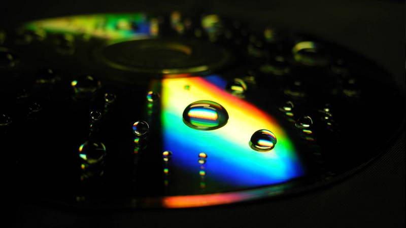 CD-Rom mit Wasserschaden