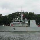 CDN kanadisches Warship auf dem NOK