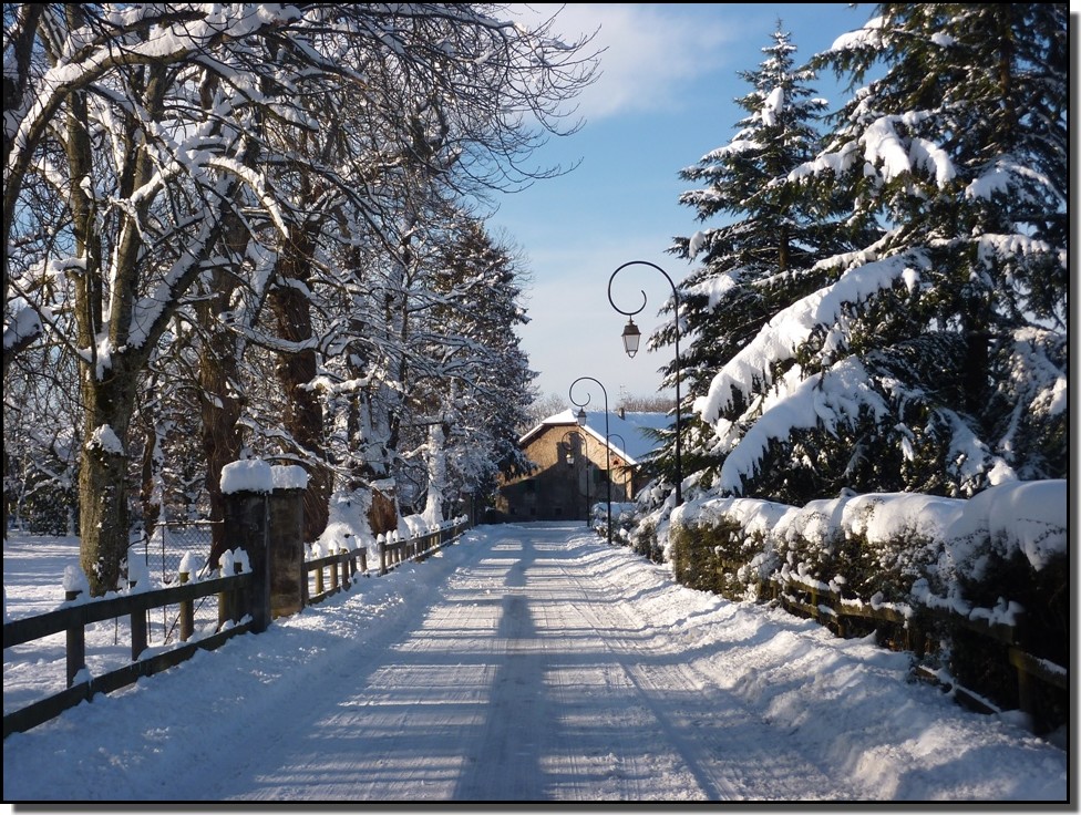 ce matin ,dans mon village