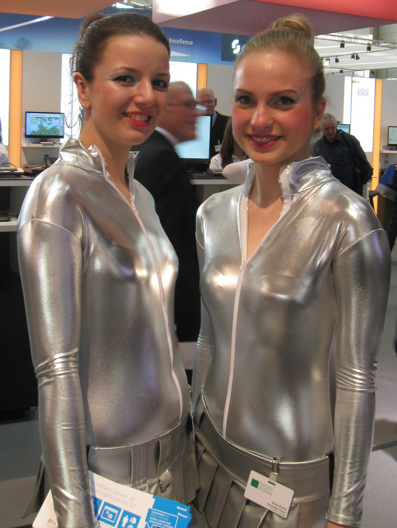 CeBIT 2012 im Silber Look