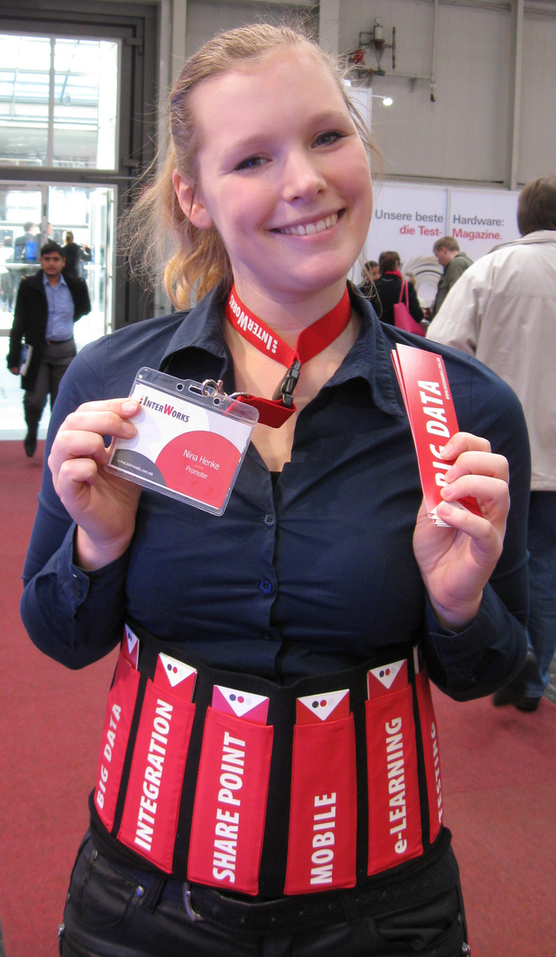 CeBIT Promotion Girl Nina