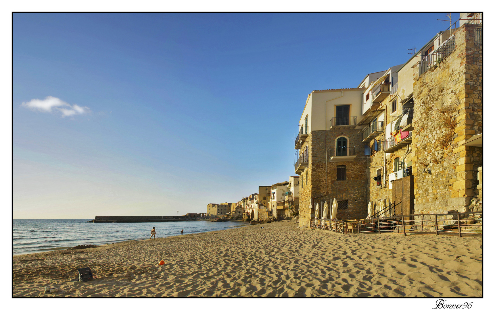 Cefalu - Abend am Strand