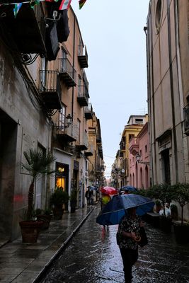 Cefalú by rain