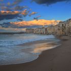 Cefalù on Sicily at Sundown