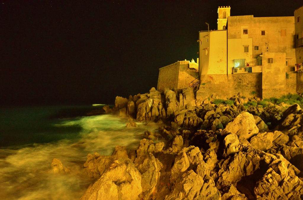 Cefalù (Sicily) by night