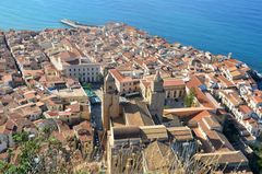 Cefalu vom Rocca di Cefalu