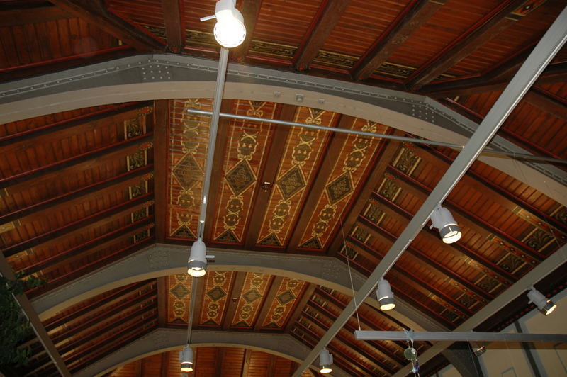 Ceiling in Travemuende Strand Bahnhoff