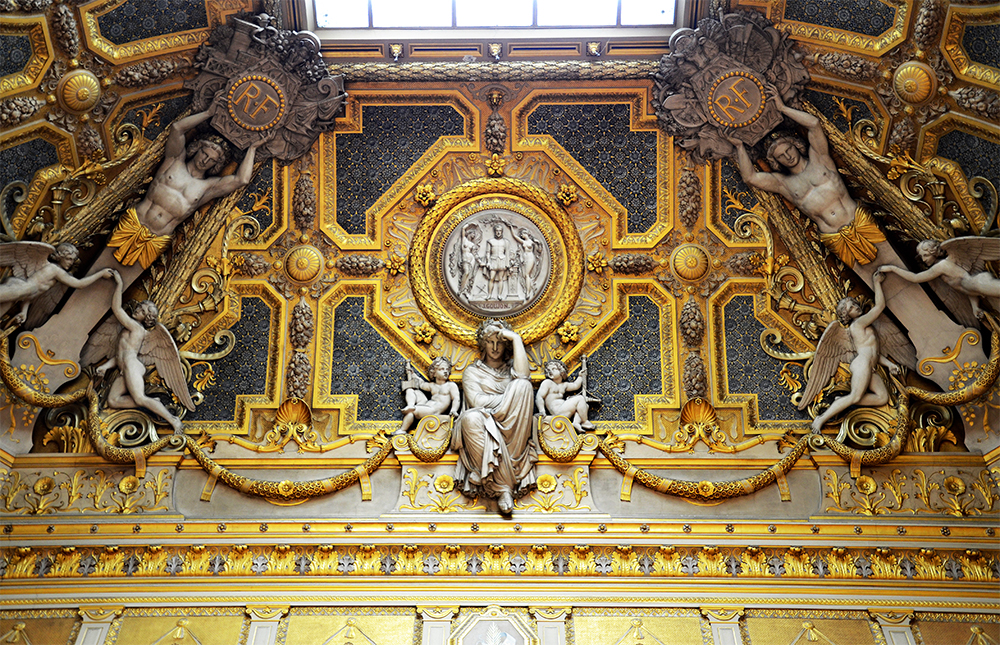 Ceiling of the Louvre