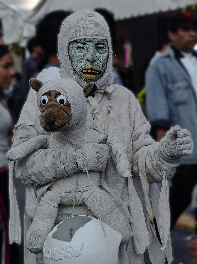 Celebrando el día de muertos en México