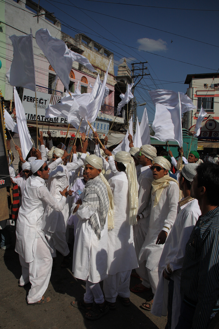 Célébration du Milaad-un-Nabi à Udaipur, Rajasthan