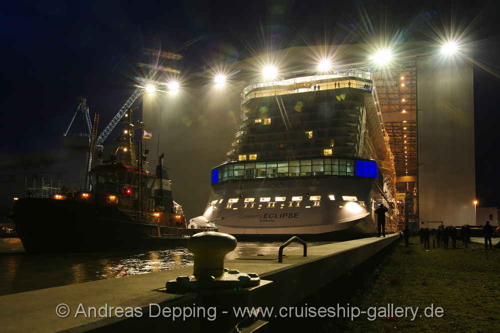 Celebrity Eclipse ausgedockt!