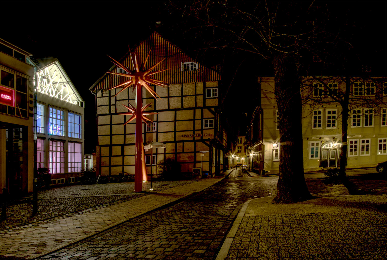 Celle bei Nacht