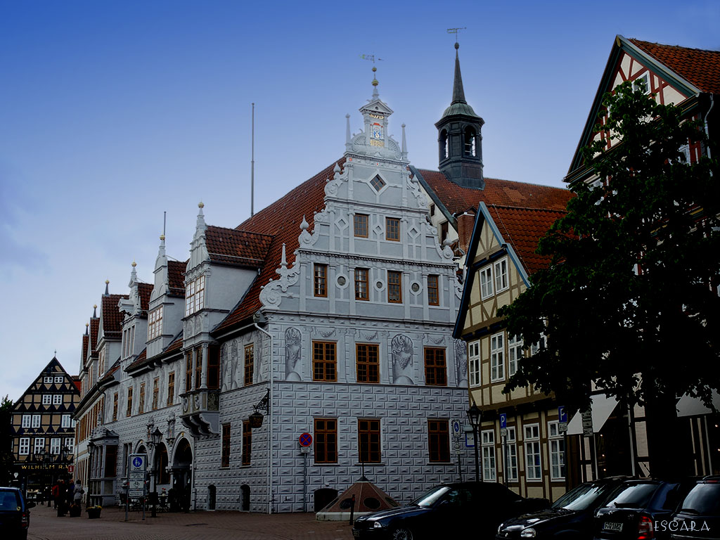 Celle - Rathaus - Marktplatz