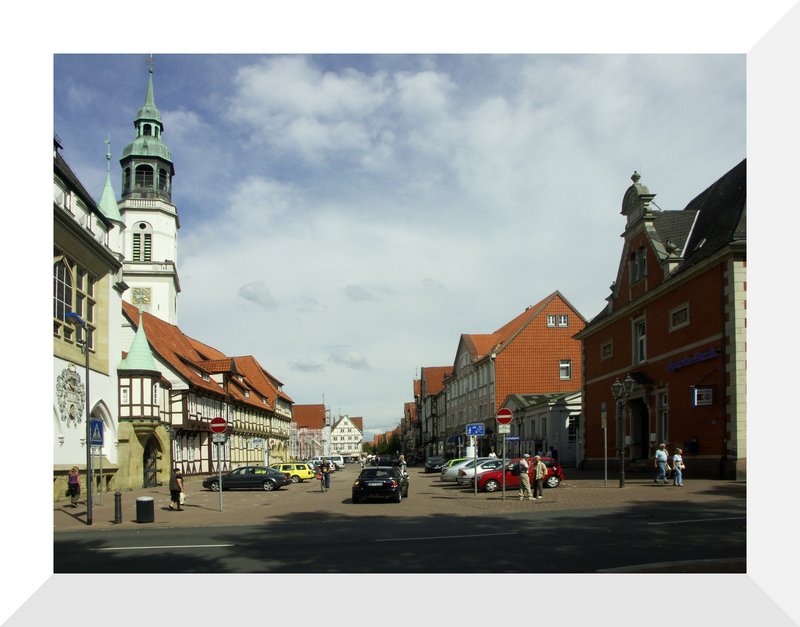 Celle - Stechbahn vom Schloss