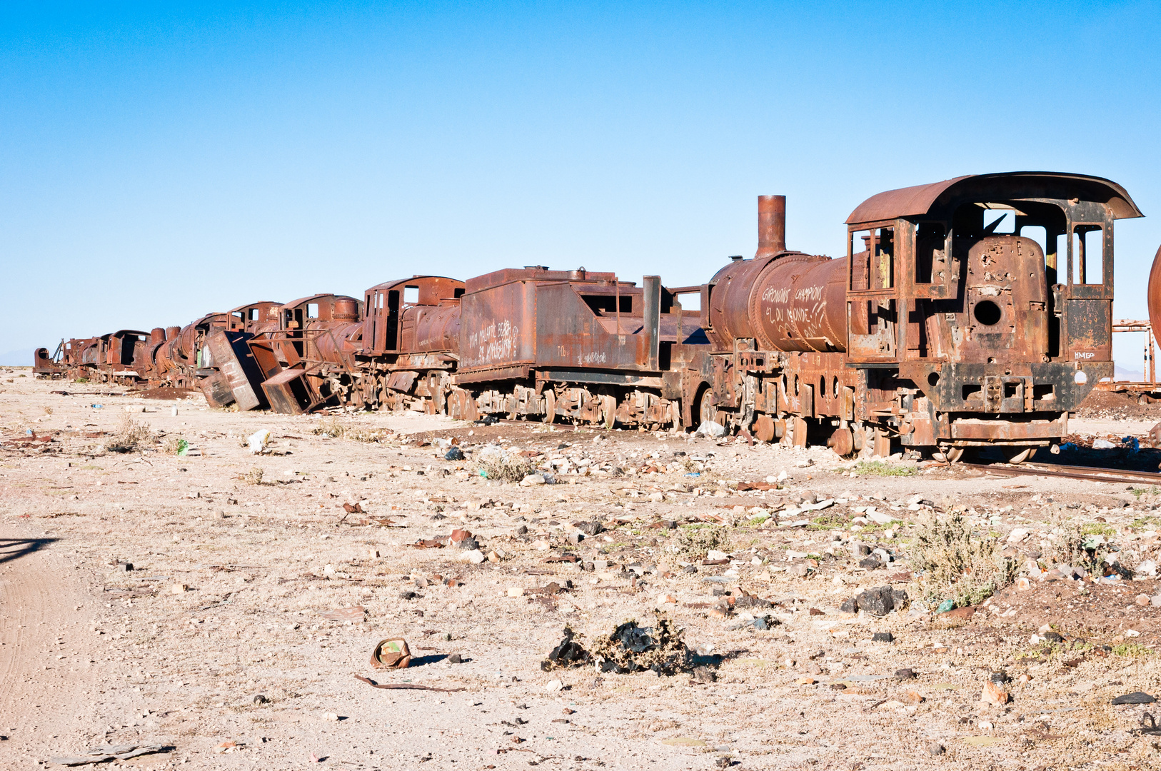 Cementerio de Trenes I - Der Friedhof der Eisenbahnen