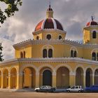 Cemetery chapel in the center of Havana Necropolis