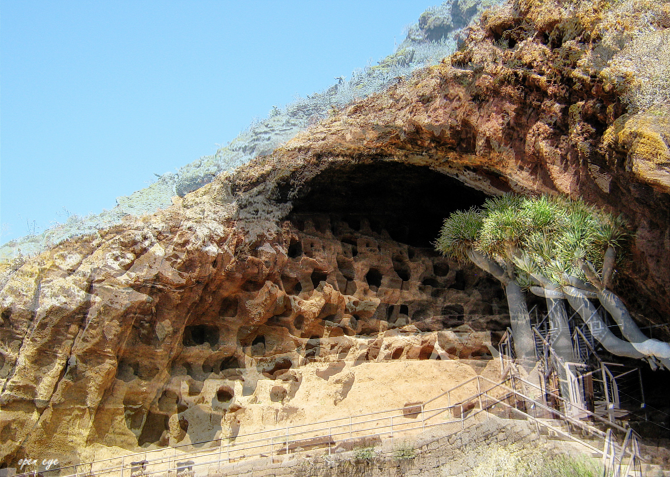  Cenobio de Valerón - Gran Canaria - 3D Interlaced