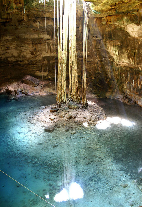 Cenote Samula in Valladolid, Yucatan