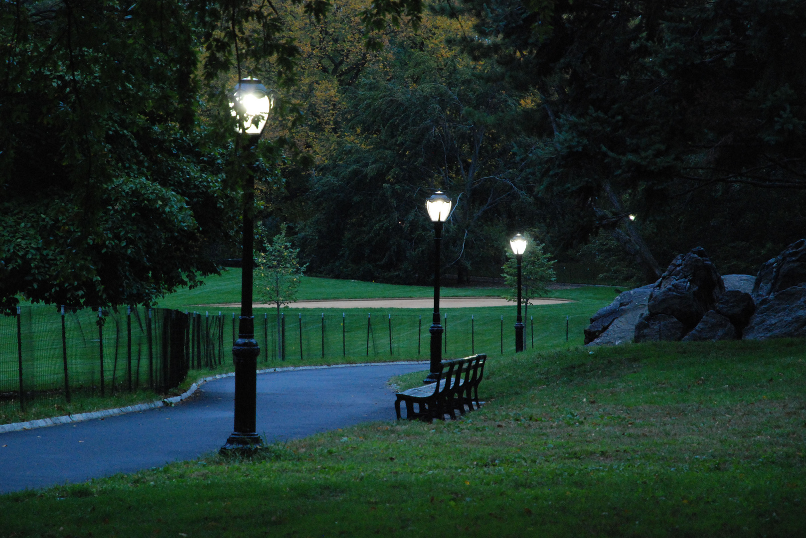 Central Park am Morgen