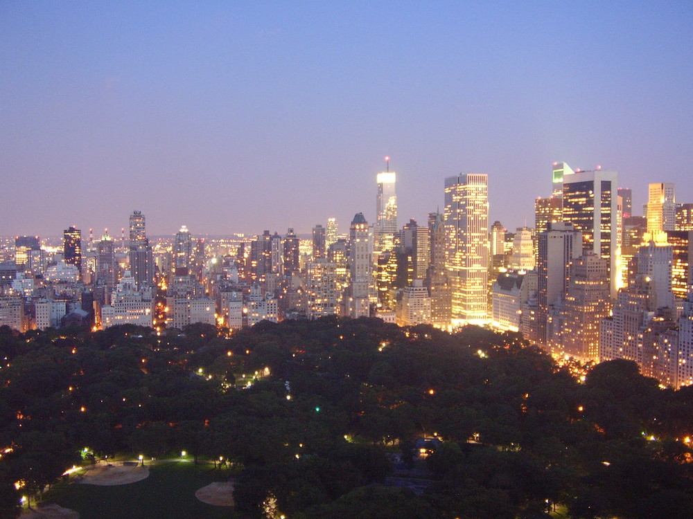 Central park at night photo & image north america, united states, new