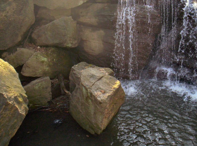 Central Park Loch Woodlands Waterfall