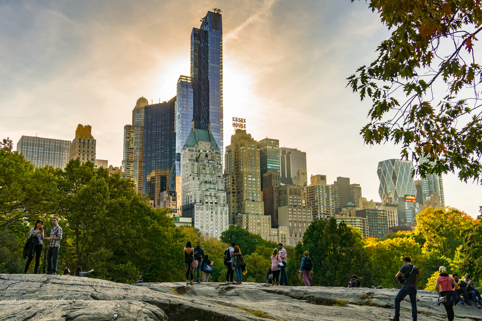 Central Park New York am Abend