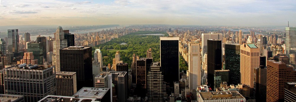 Central Park, New York City, from the Rock