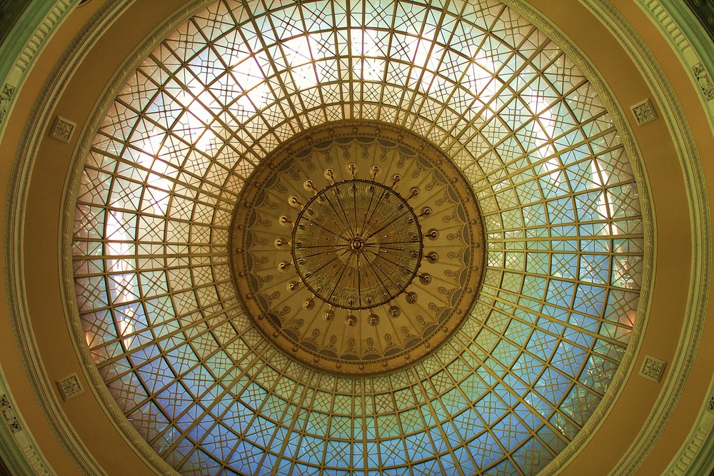Central Railway Station Odessa, ceiling, lobby)