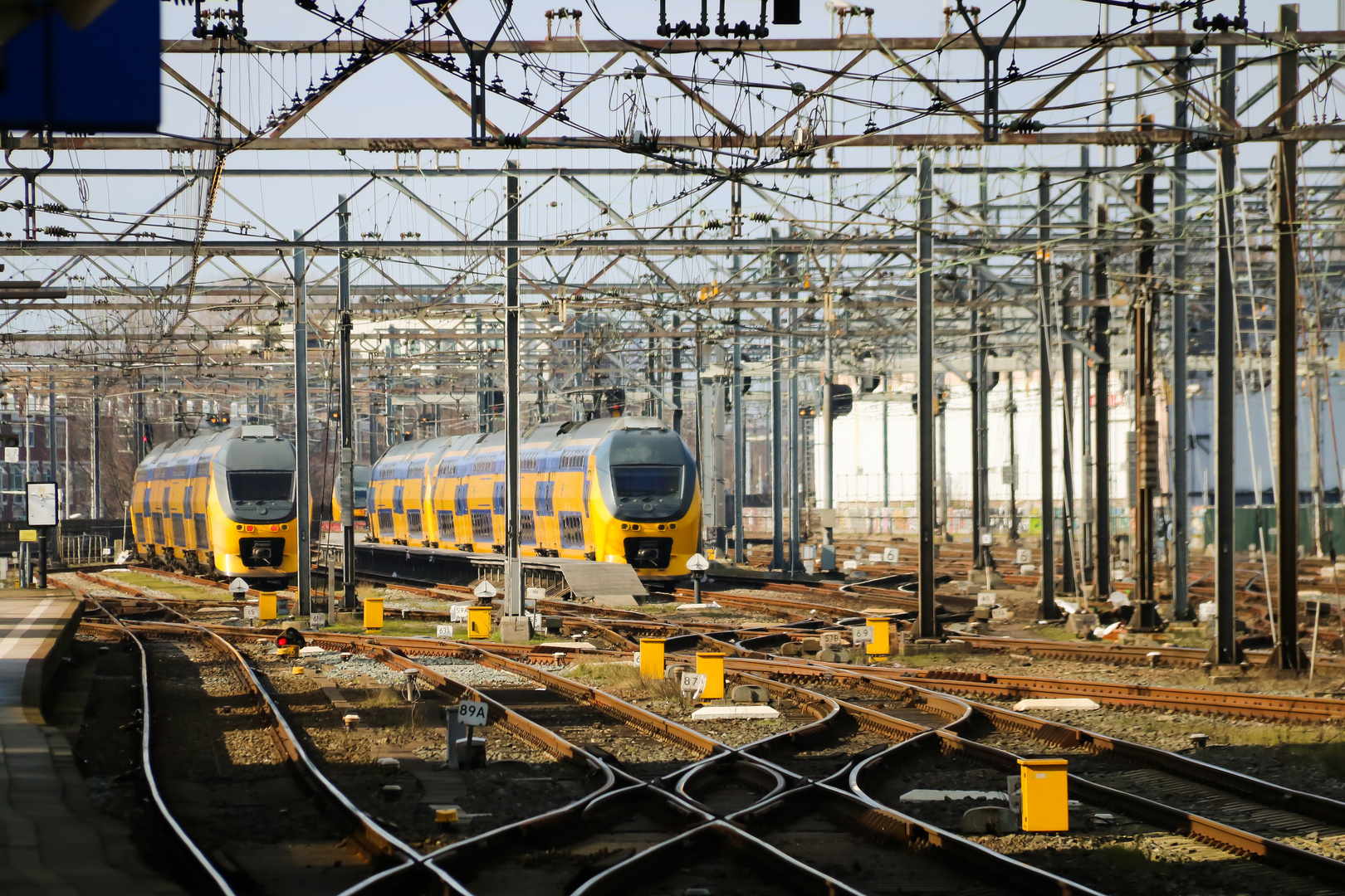 Central station in Amsterdam