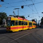 Centralbahnplatz am Morgen