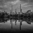 Centralpark gespiegelt S/W