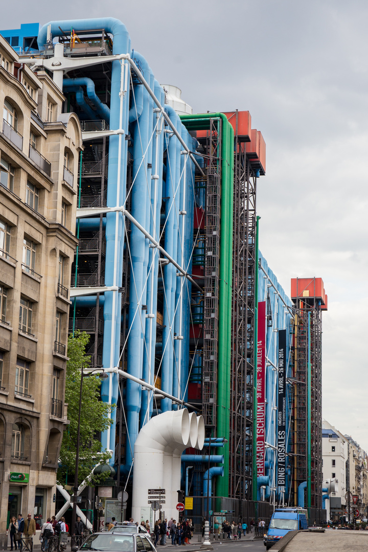 Centre Pompidou Rückseite