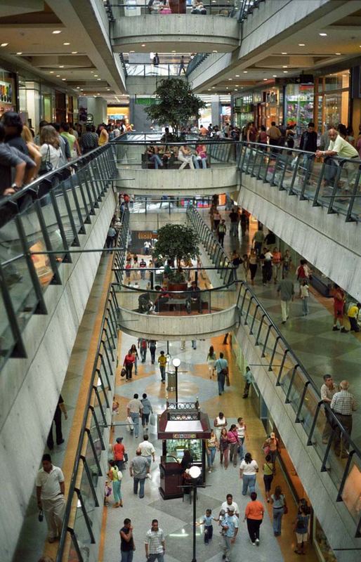 centro comercial en Caracas de Venezuela