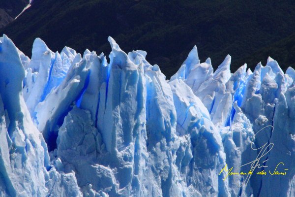 Ceraks des Perito-Moreno-Gletschers, Patagonien