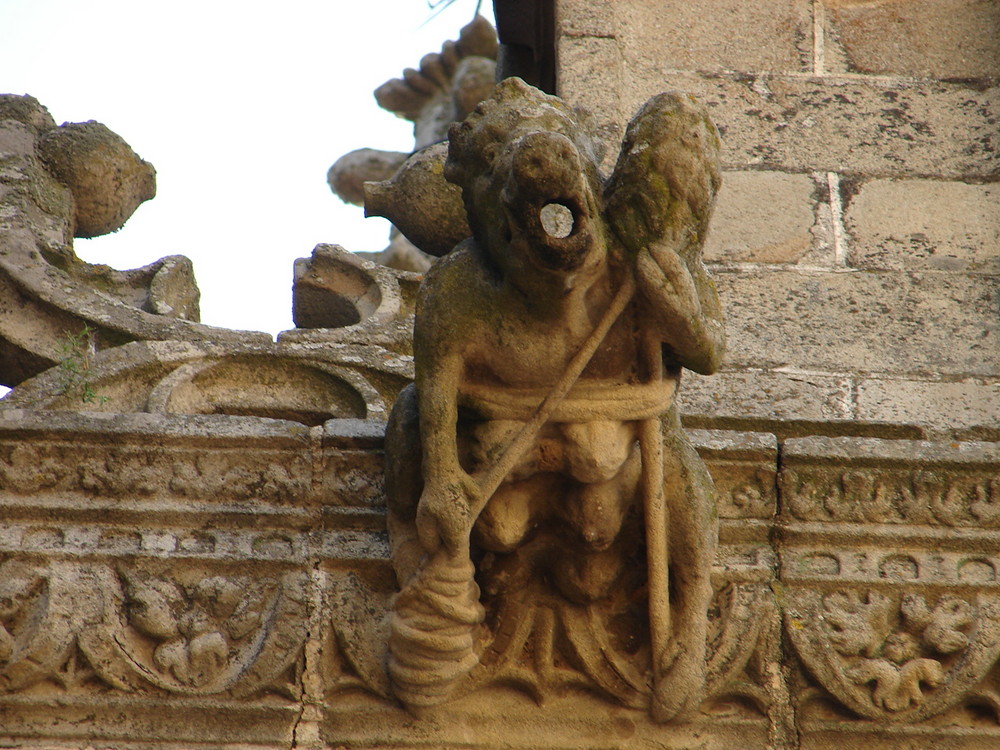 "Cerda hilandera". Catedral Nueva de Plasencia. Cáceres.