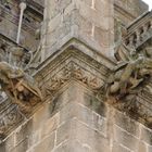 Cerda hilandera y gaitero. catedral Nueva de Plasencia. Cáceres.