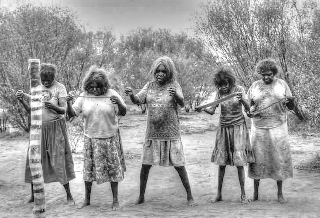 CEREMONIAL DANCE OF THE  AUSTRALIAN ABORIGINES