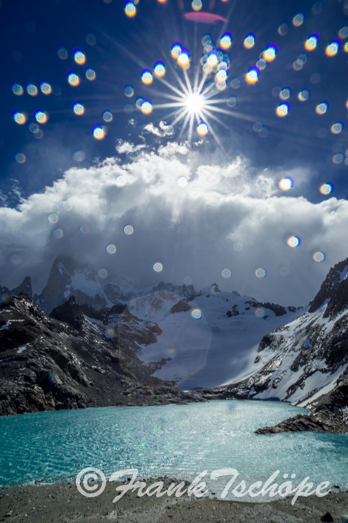 Cerro Fitzroy hidden behind clouds