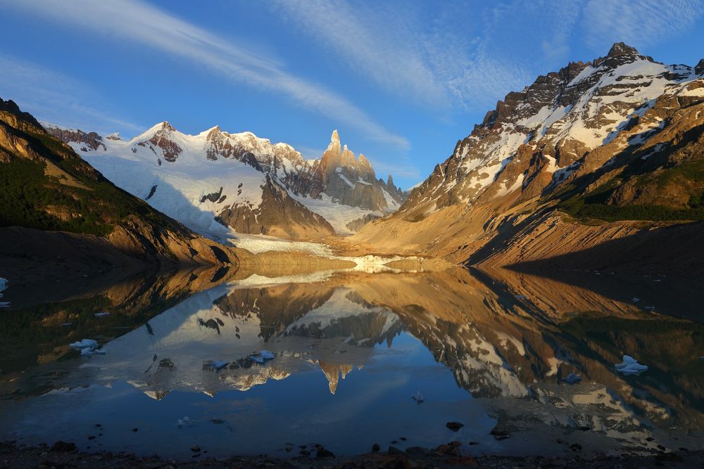 Cerro Torre after sunrise, El Chaltén - Patagonia - Argentina