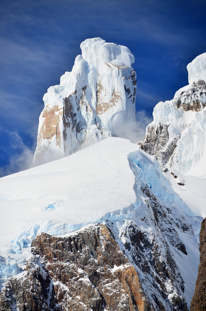 Cerro Torre from Hielo Continental gesehen